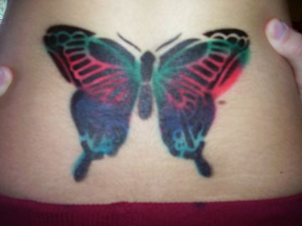 Temporary Butterfly Tattoo